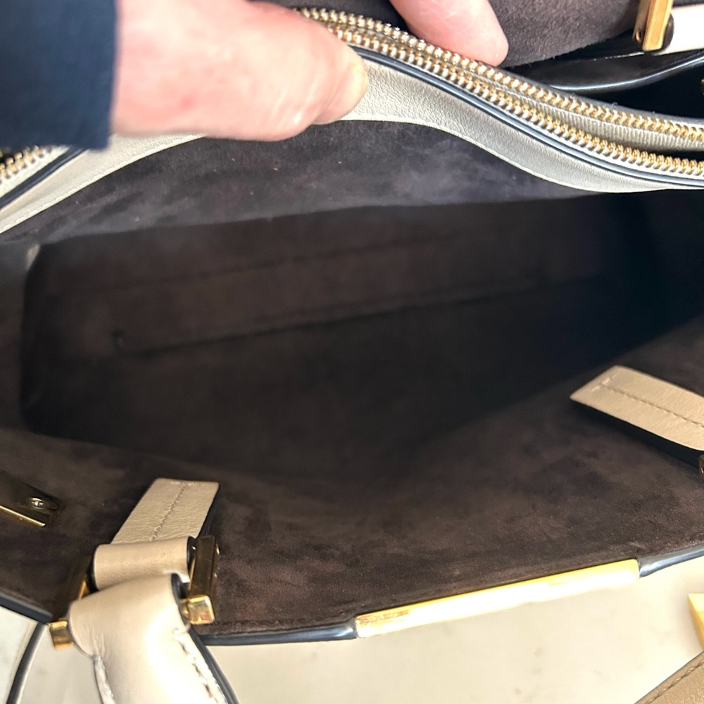 MICHAEL KORS COLLECTION Bette Satchel w/Crossbody Strap Python Embossing - Picture 12 of 16